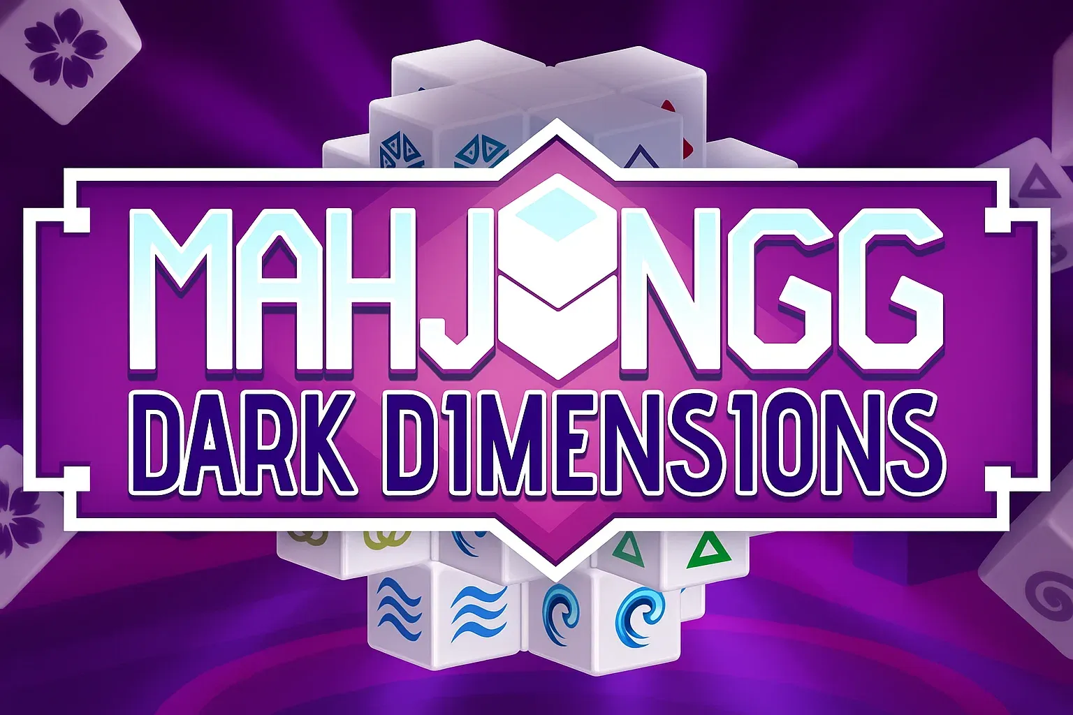 The cover of a Mahjongg Dark Dimensions game.